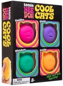 NeeDoh Cool Kitten Teenie 4-Pack