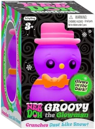 NeeDoh Squishmas Groovy Glowman (crunch)