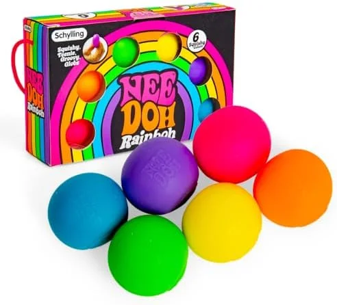 NeeDoh Rainboh Teenie 6-Pack