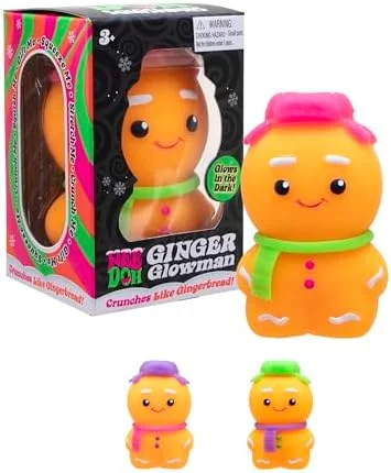 NeeDoh Squishmas Ginger Glowman