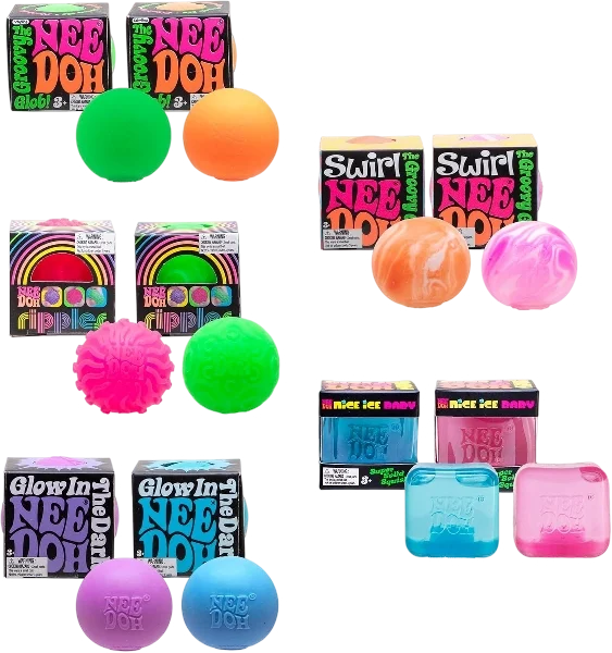 NeeDoh Teenie 10-Pack (5 styles)