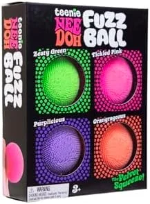NeeDoh Teenie Fuzz Ball 4-Pack