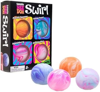 NeeDoh Teenie Swirl 4-Pack