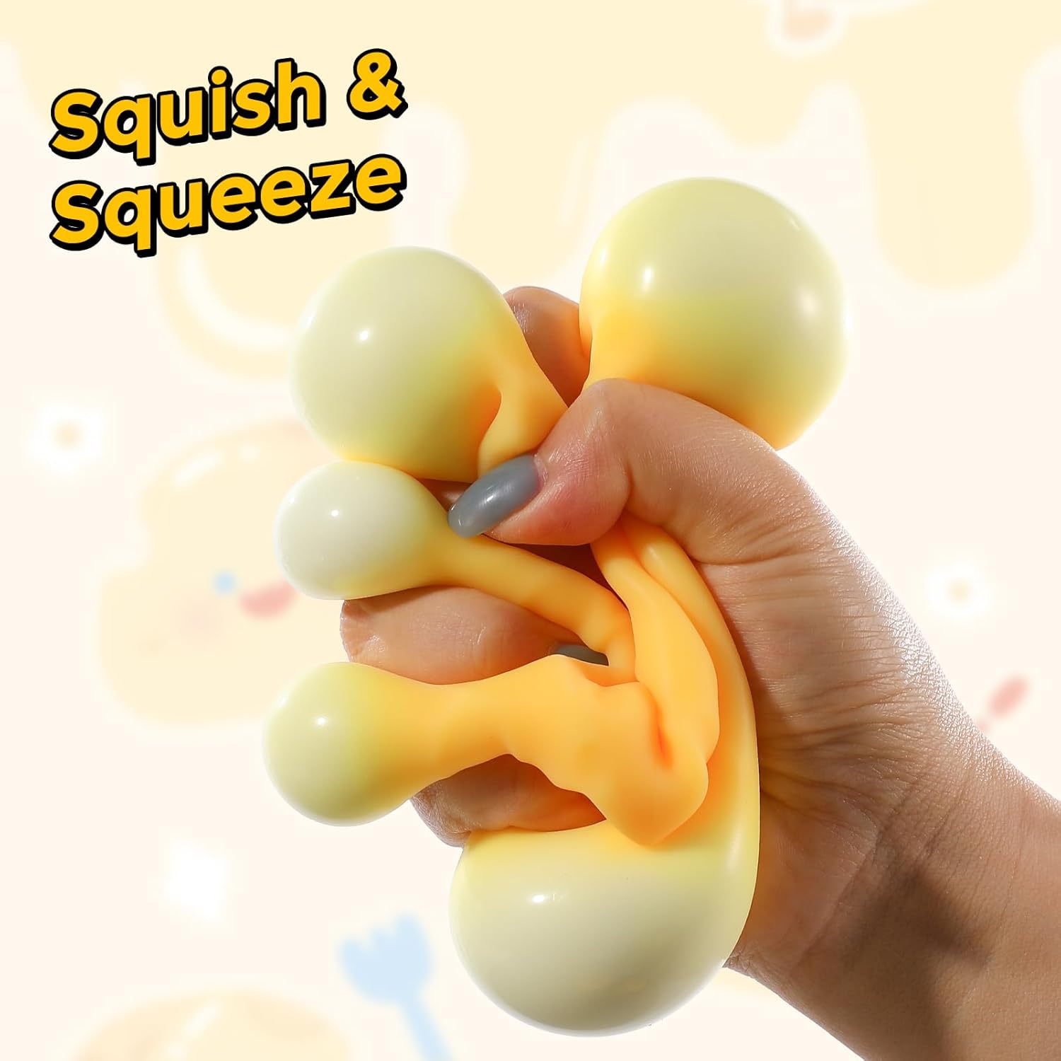 Soft moldable NeeDoh Cheese style squishy toy