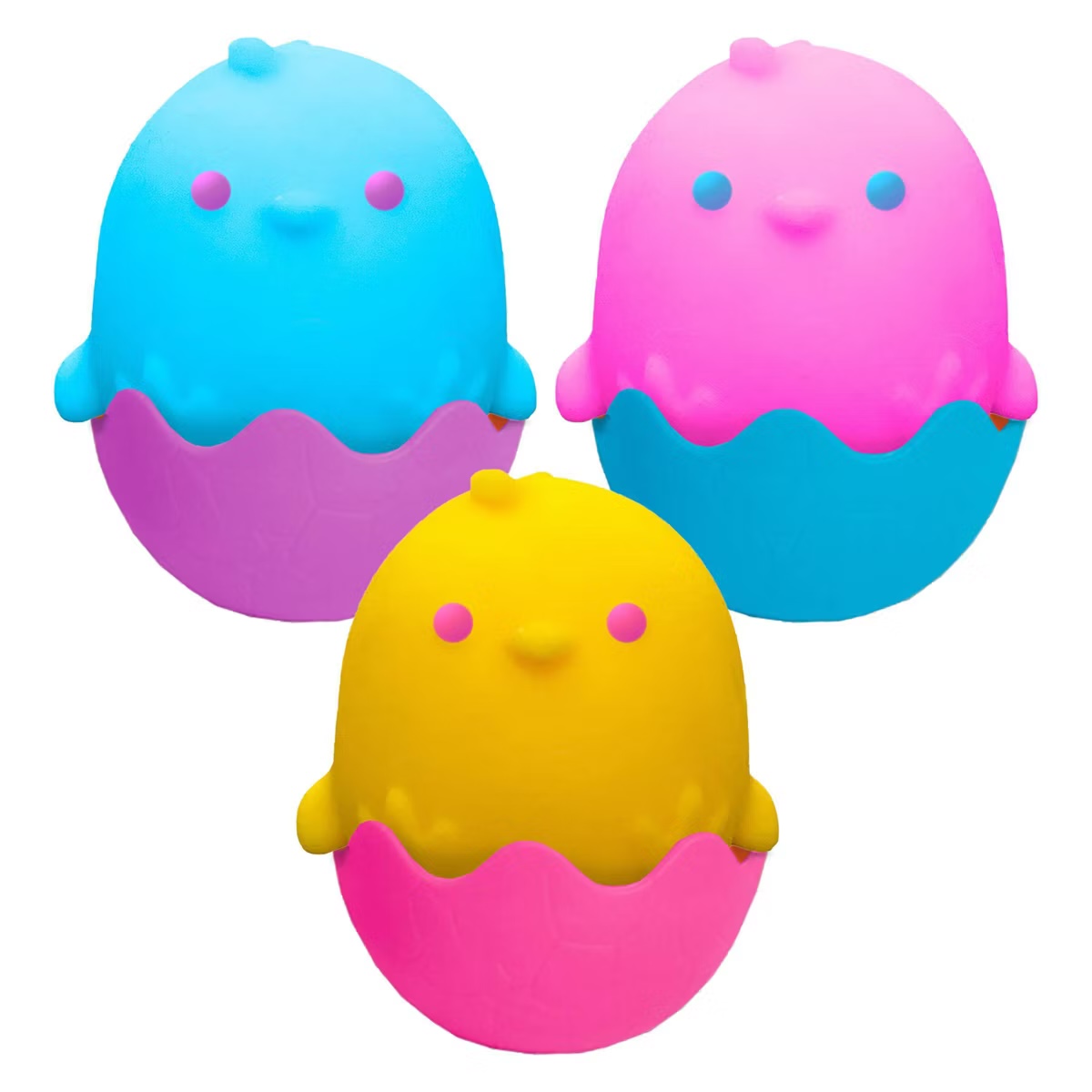 NeeDoh Chicka Deedo's stretchy chick stress toy color variation