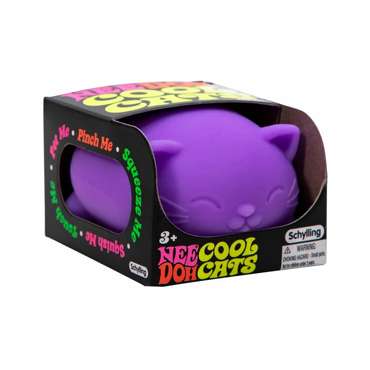 NeeDoh Cool Cats cat-shaped squishy toy