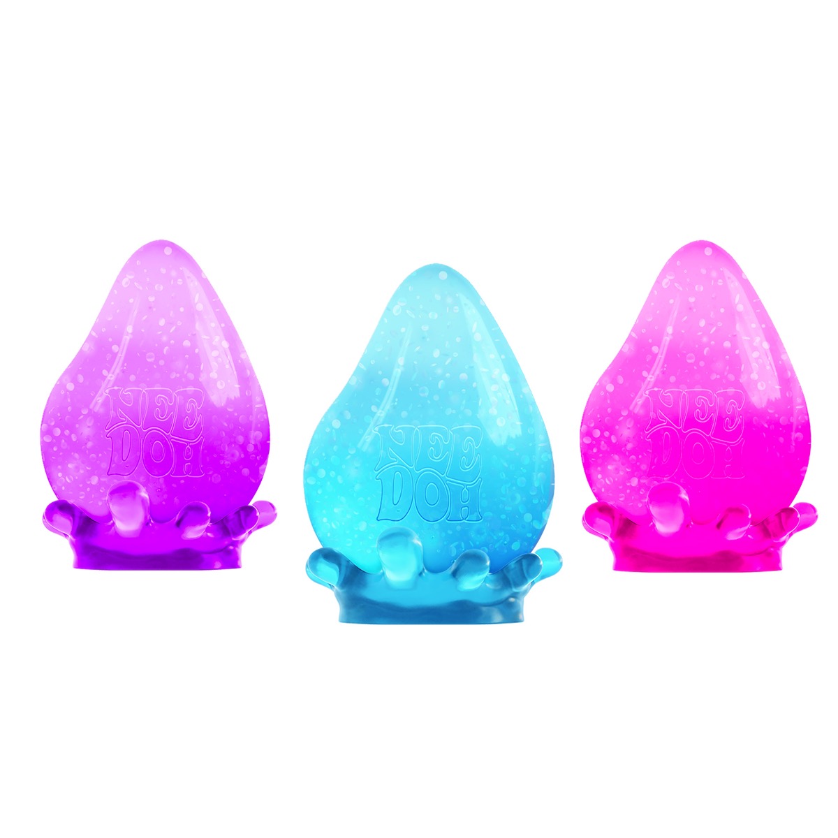 NeeDoh Dream Drop sparkle-filled raindrop squishy