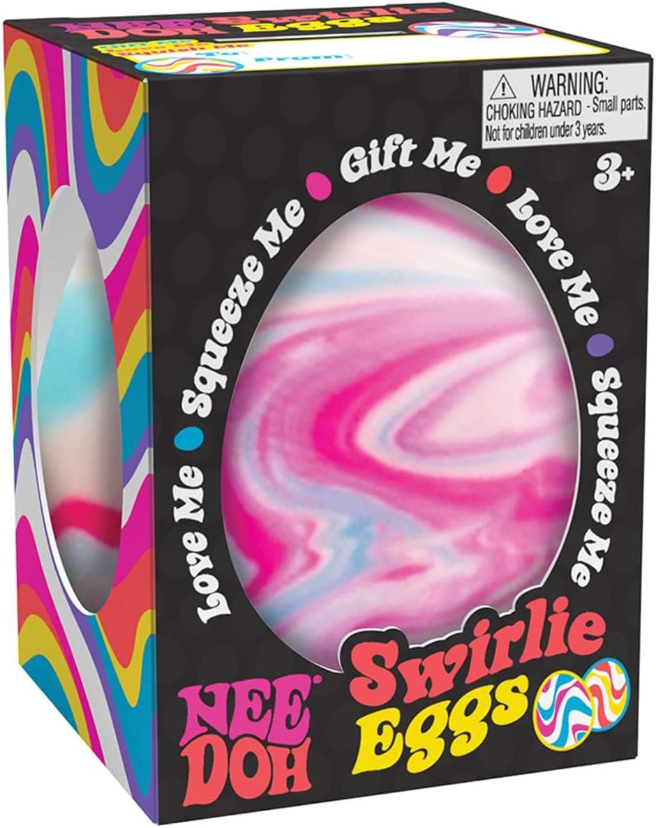 NeeDoh Swirlie Egg color varieties