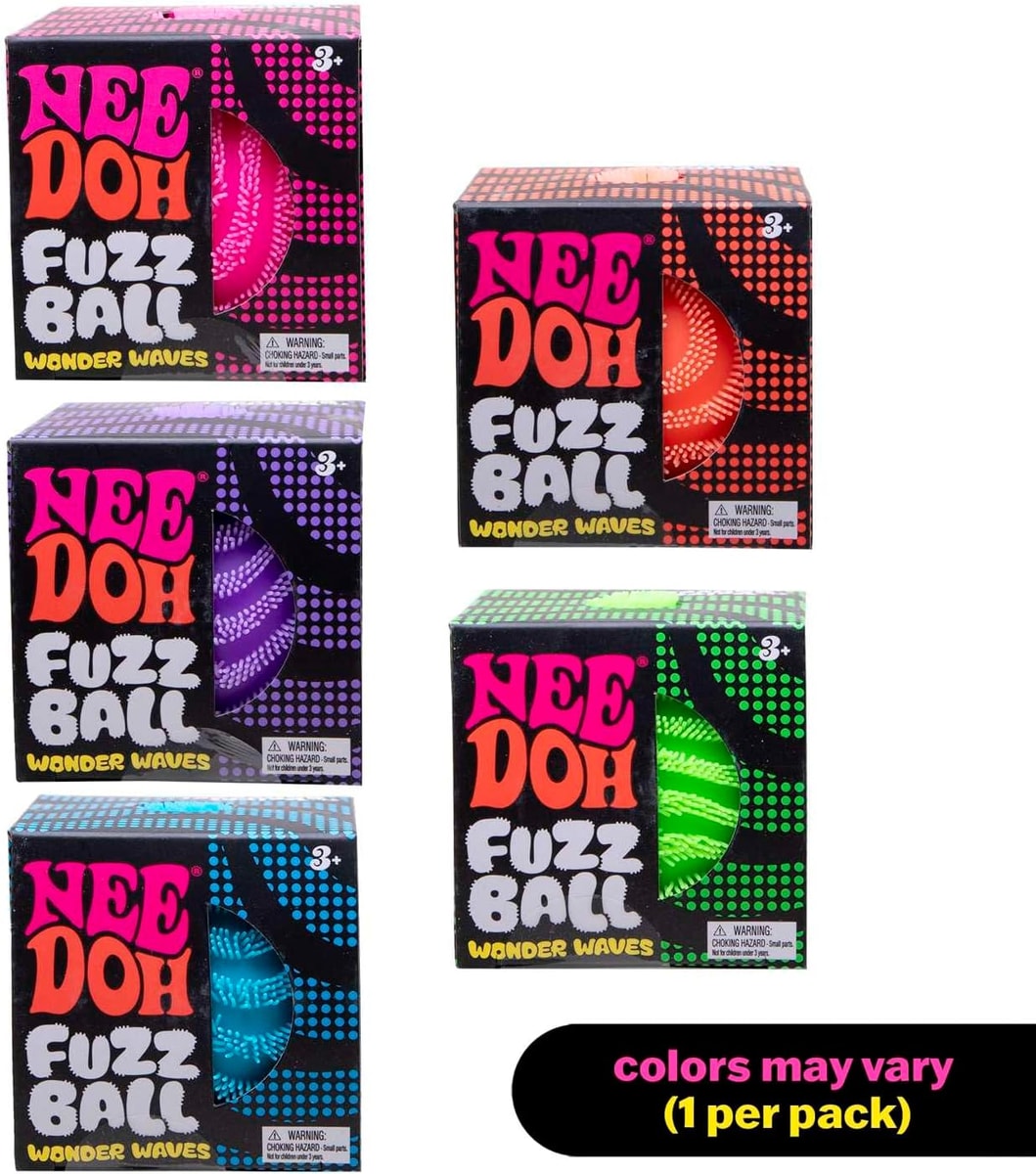 NeeDoh Fuzz Ball Wonder Waves — assorted boxed colors