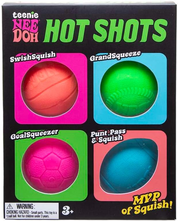 Hot Shot Teenie basketball baseball soccer football set