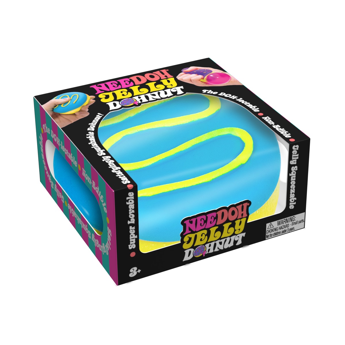 NeeDoh Jelly Dohnut squishy dessert-shaped toy