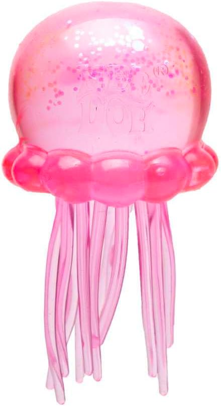 Jelly Squish jellyfish fidget toy being squeezed