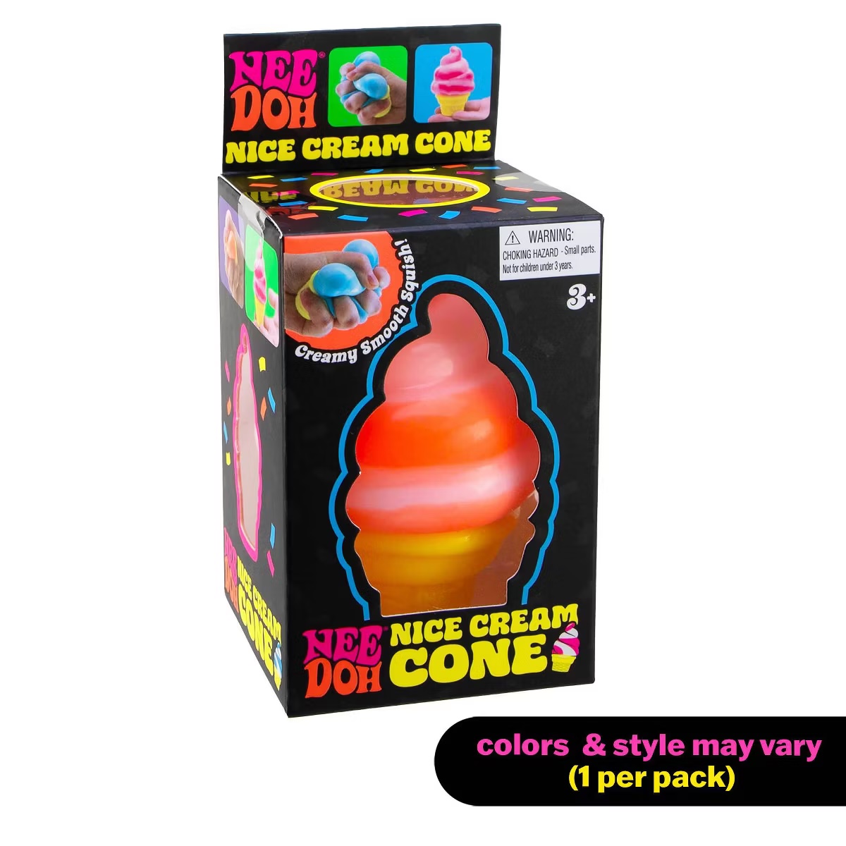 NeeDoh Nice Cream Cone soft serve squishy toy