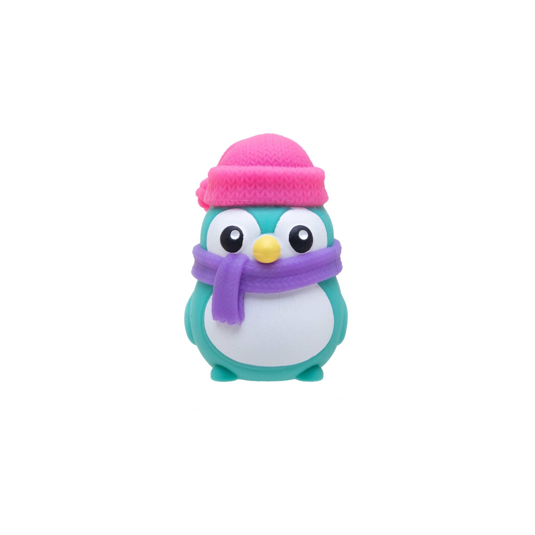 Polar Glow Penguin snow-crunch sensory squeeze toy