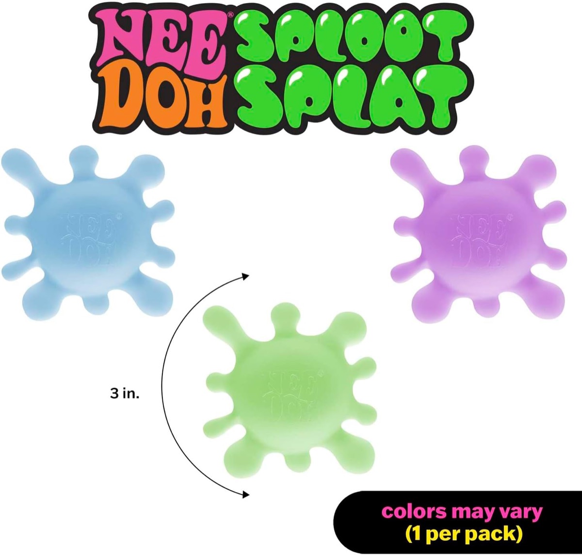NeeDoh SplootSplat color variations