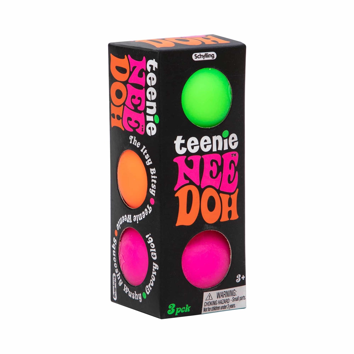 NeeDoh Teenie Classic 3-Pack mini squishy toys